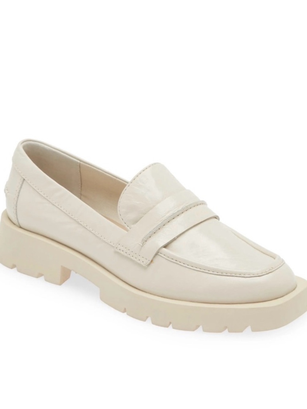 Dolce vita Cream Chunky Oxford Loafer 7.5 Elias